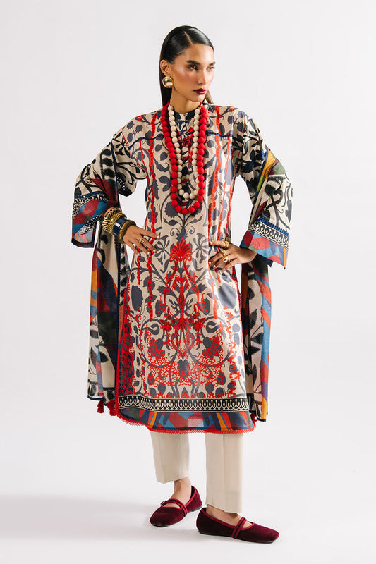 3 Piece Printed Lawn Suit with Dupatta CL-62143