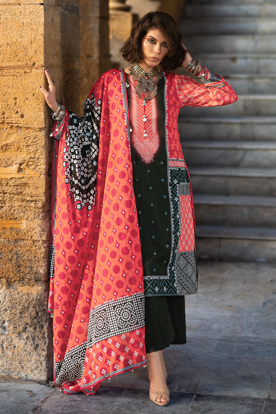 3 Piece Printed Lawn Suit
