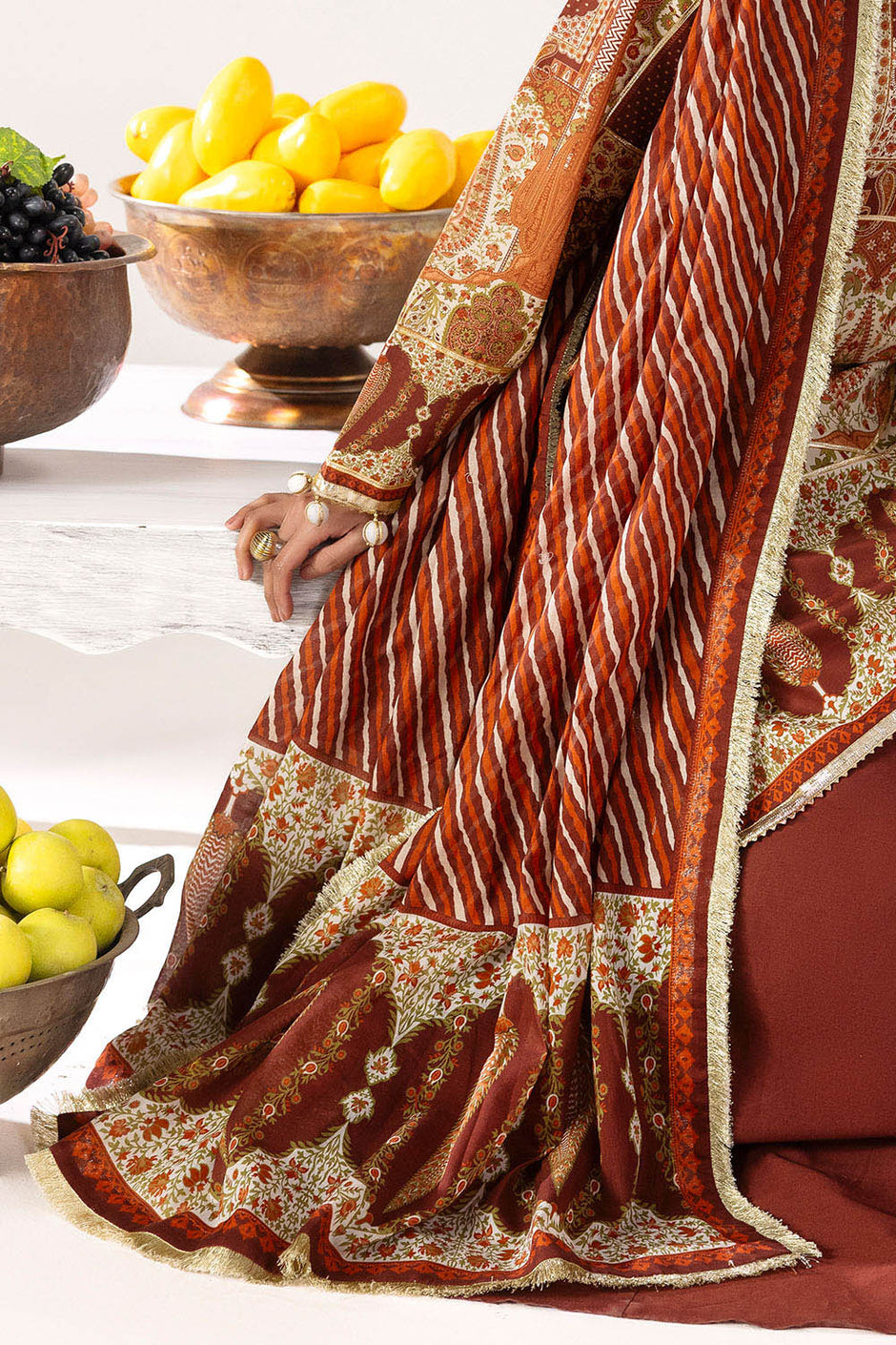3 Piece Printed Lawn Suit with Dupatta