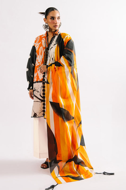 3 Piece Printed Lawn Suit with Dupatta CL-62159