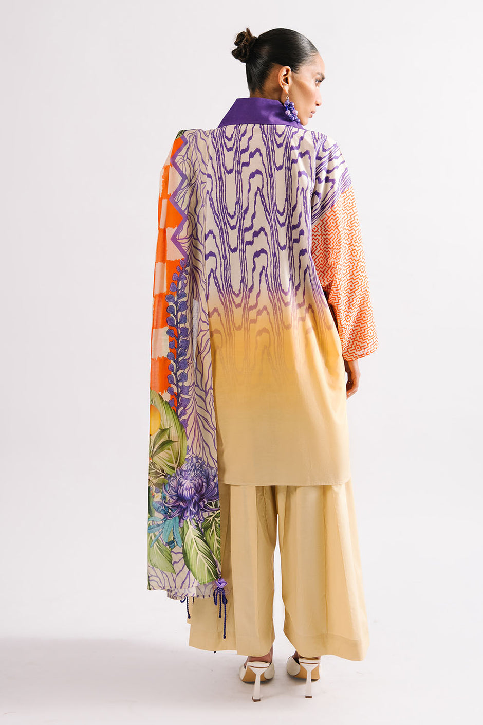 3 Piece Printed Lawn Suit with Dupatta
