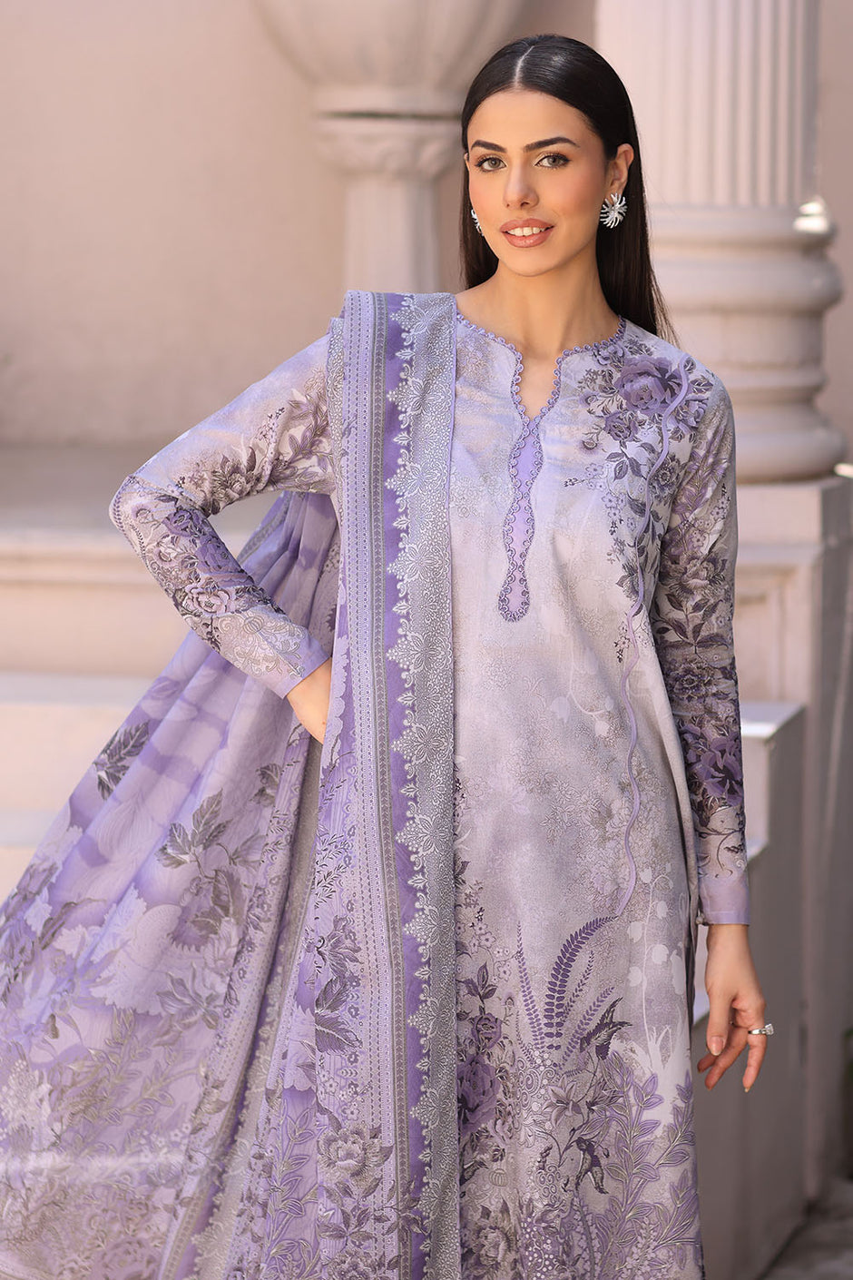 3 Piece Printed Lawn Suit