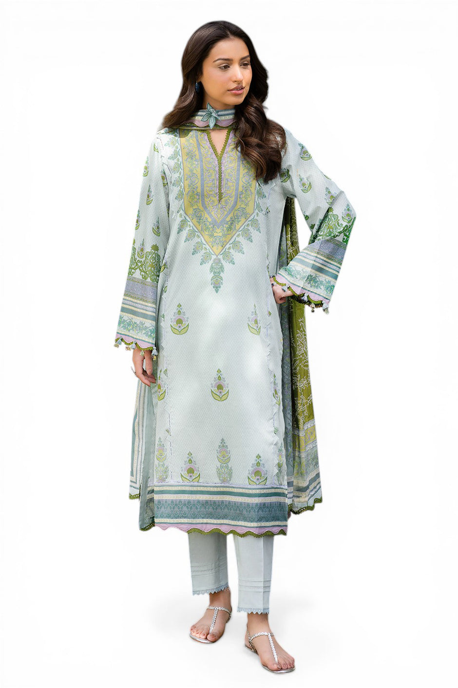 3 Piece Printed Lawn Suit