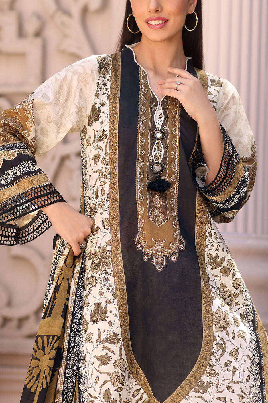3 Piece Printed Lawn Suit