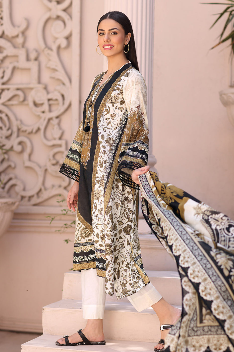3 Piece Printed Lawn Suit
