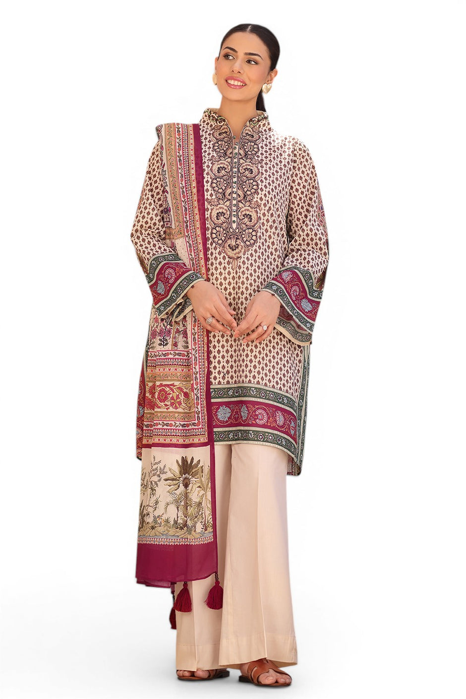 3 Piece Printed Lawn Suit