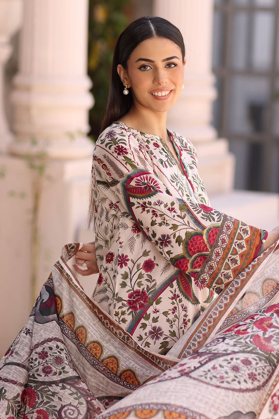3 Piece Printed Lawn Suit