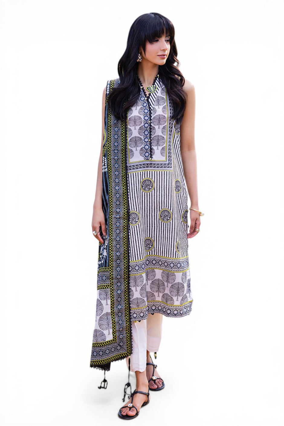 3 Piece Printed Lawn Suit