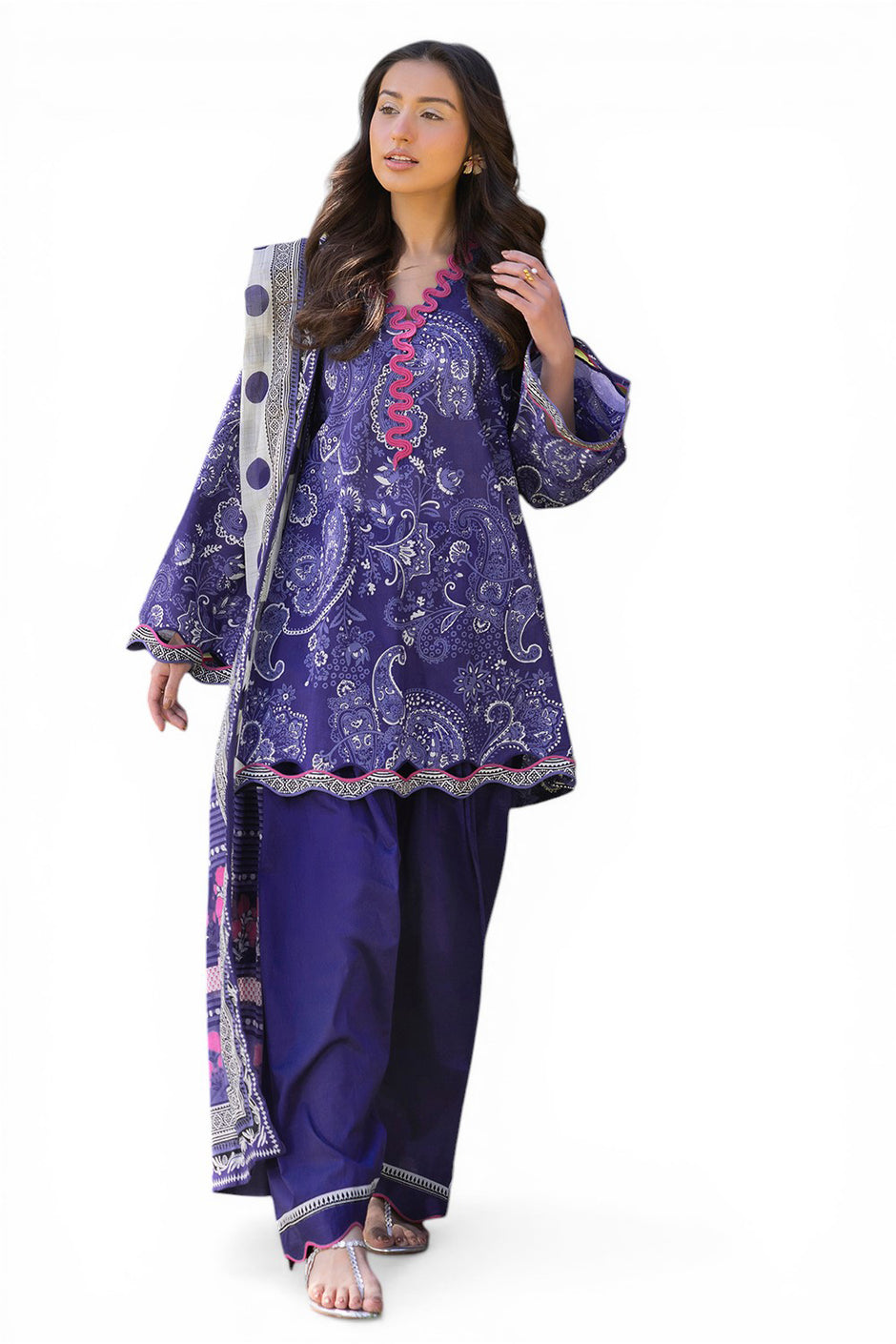 3 Piece Printed Lawn Suit