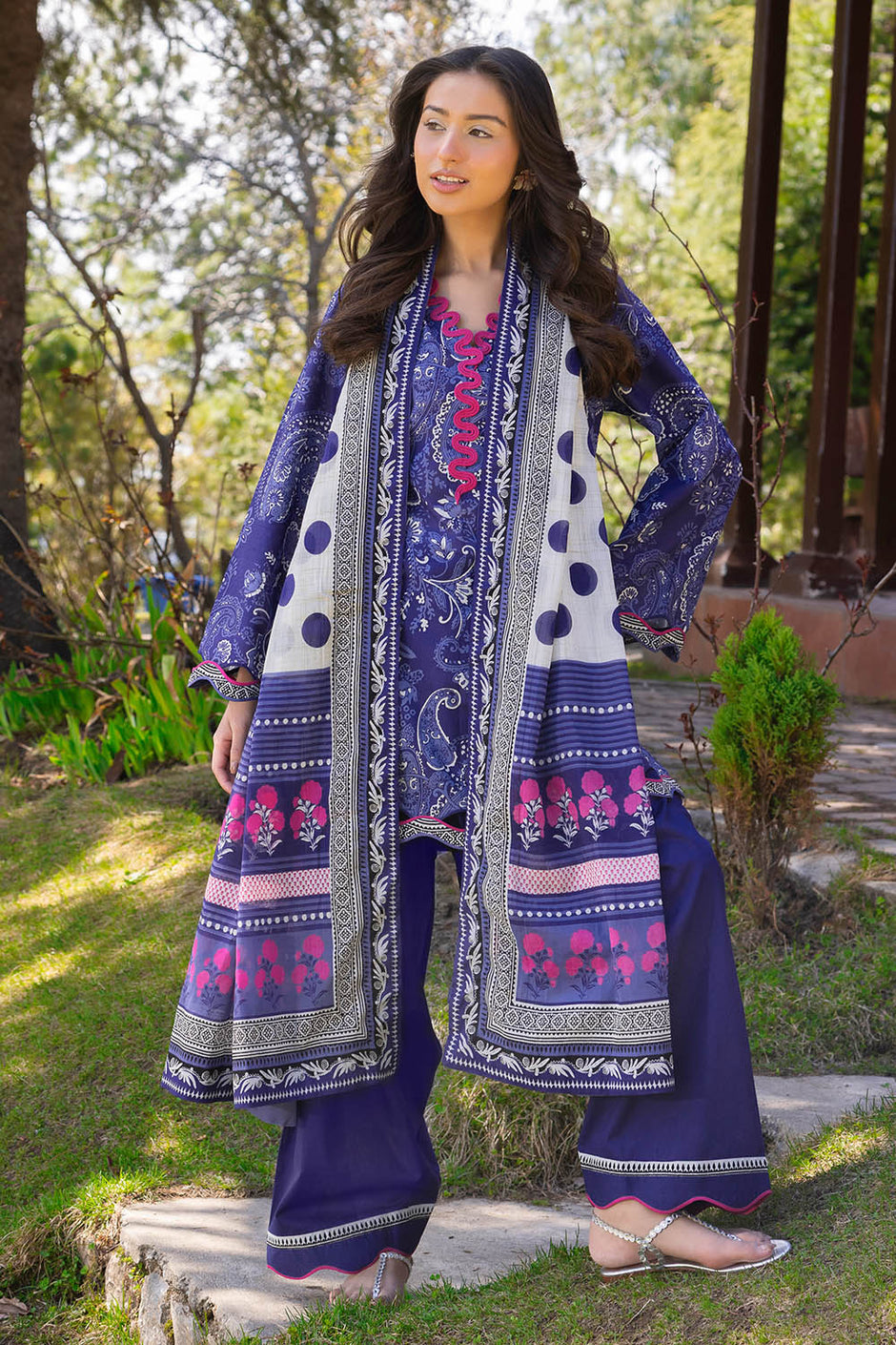 3 Piece Printed Lawn Suit