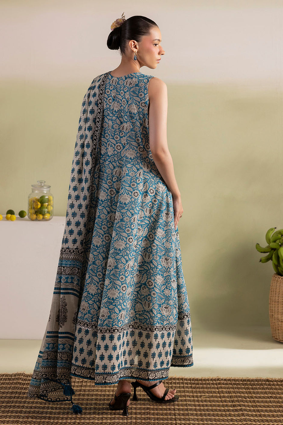 3 Piece Printed Lawn Suit with Dupatta
