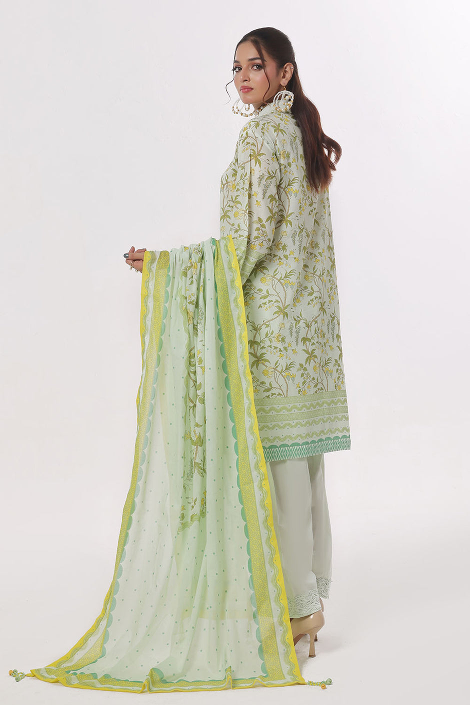 3 Piece Printed Lawn Suit