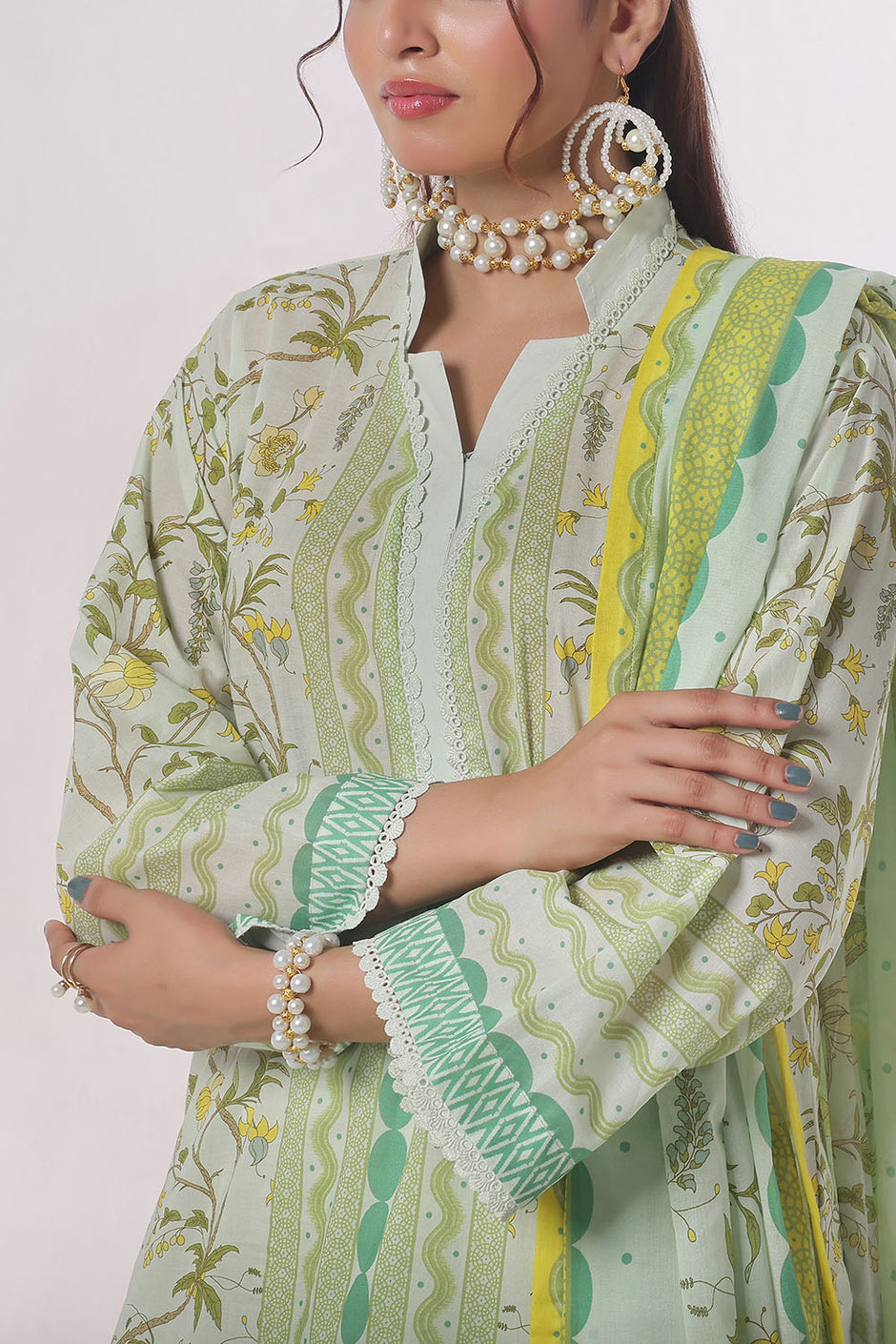 3 Piece Printed Lawn Suit