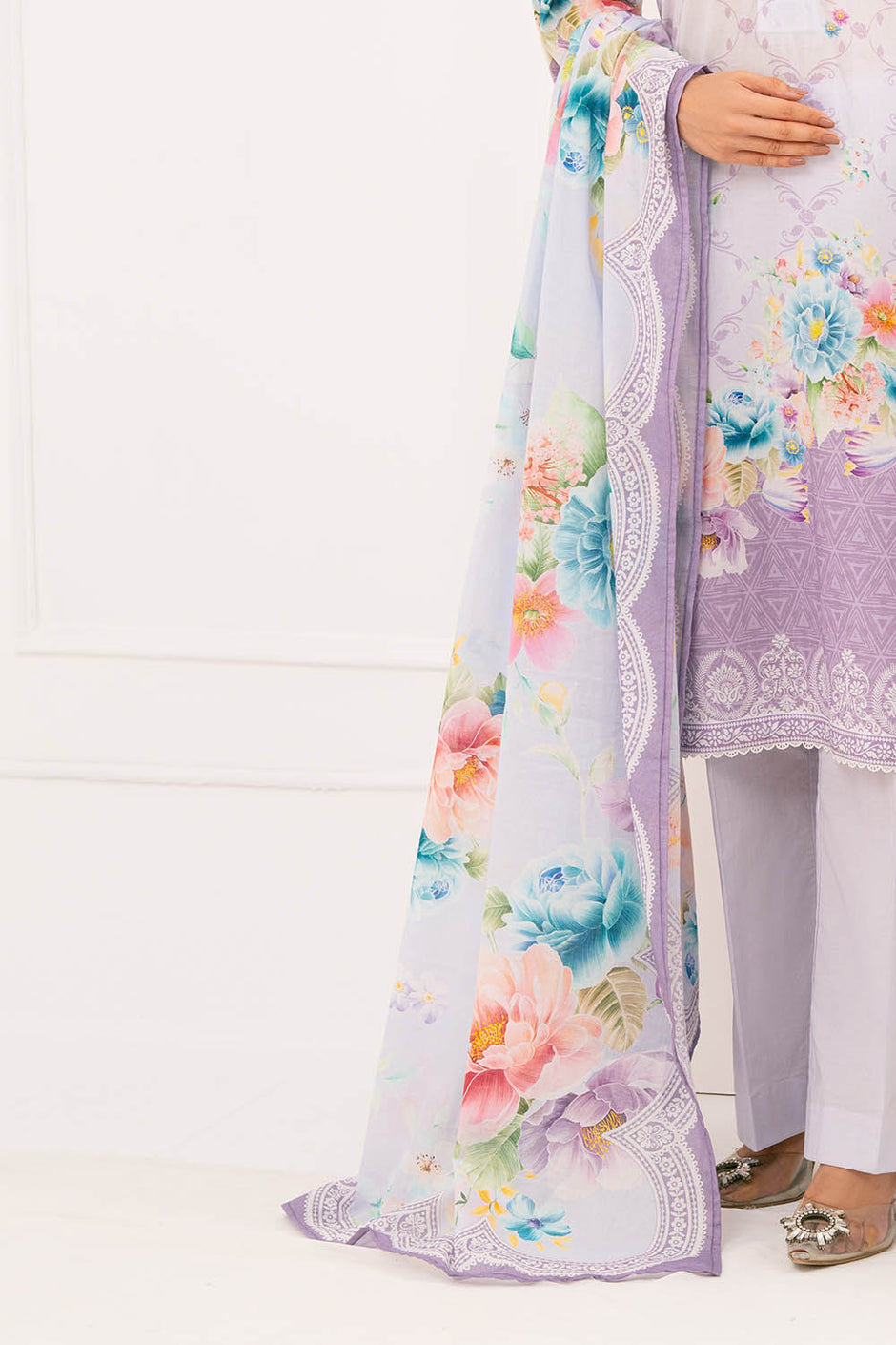 3 Piece Printed Lawn Suit