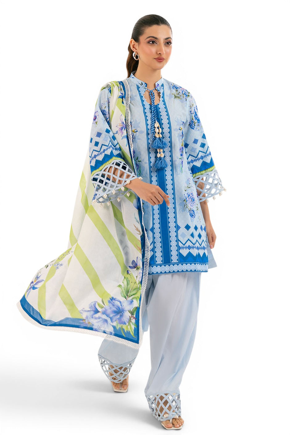 3 Piece Printed Lawn Suit