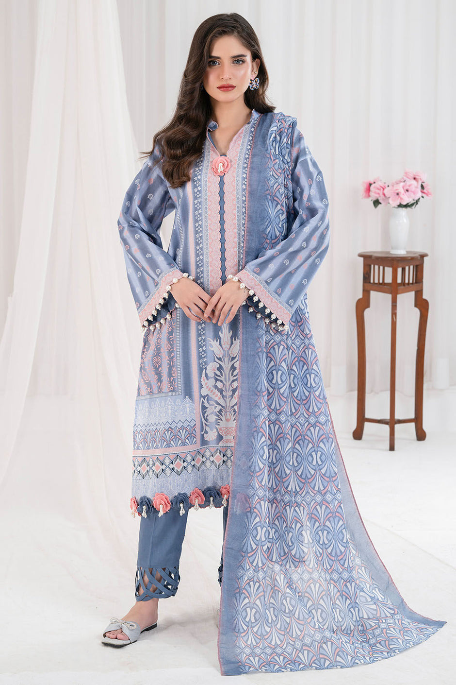 3 Piece Printed Lawn Suit