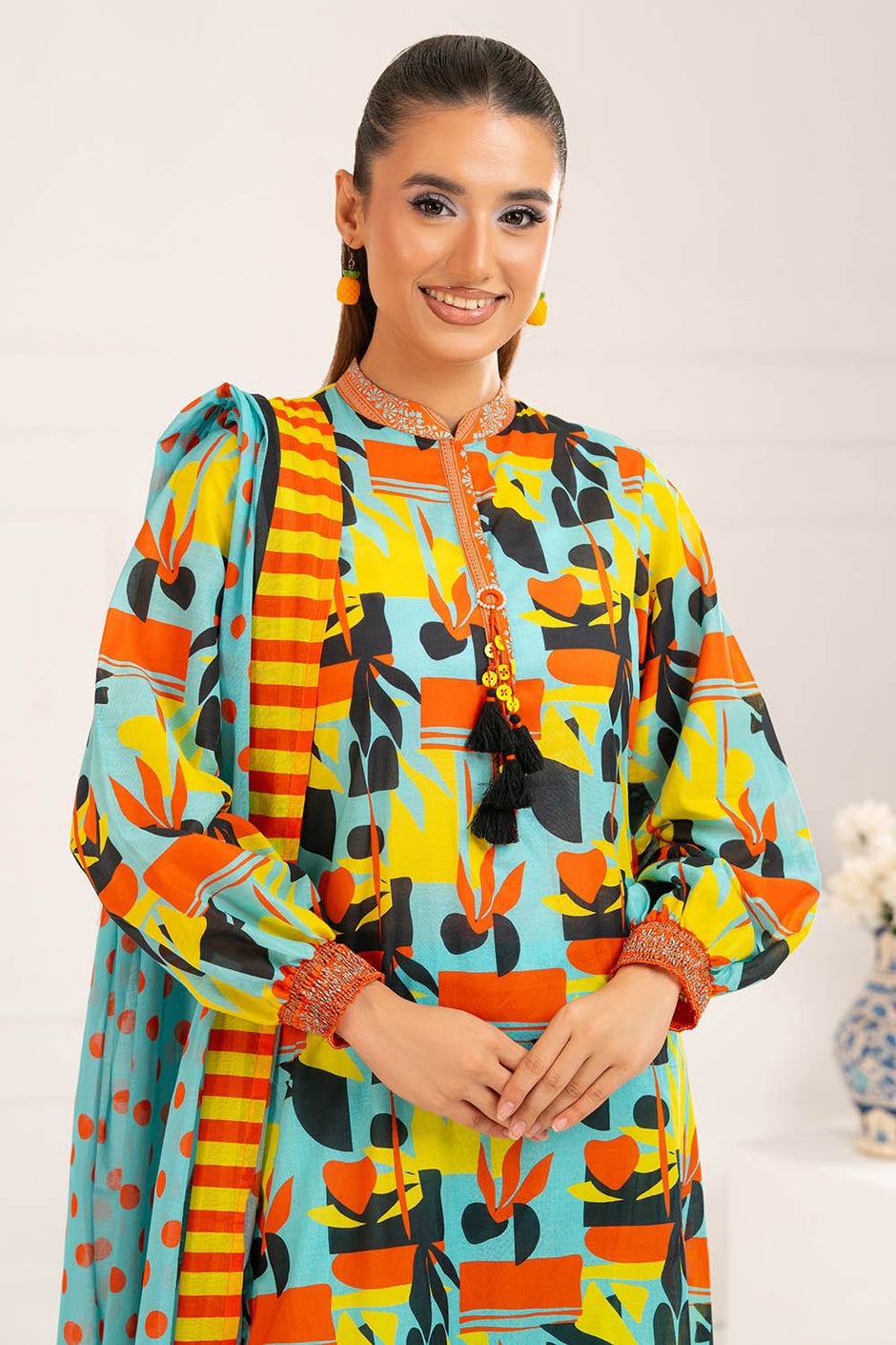 3 Piece Printed Lawn Suit
