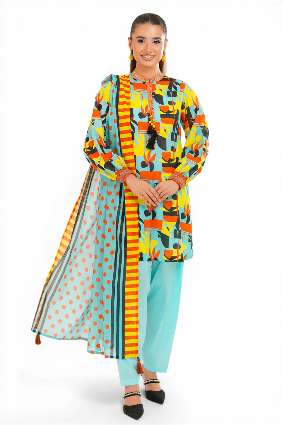 3 Piece Printed Lawn Suit