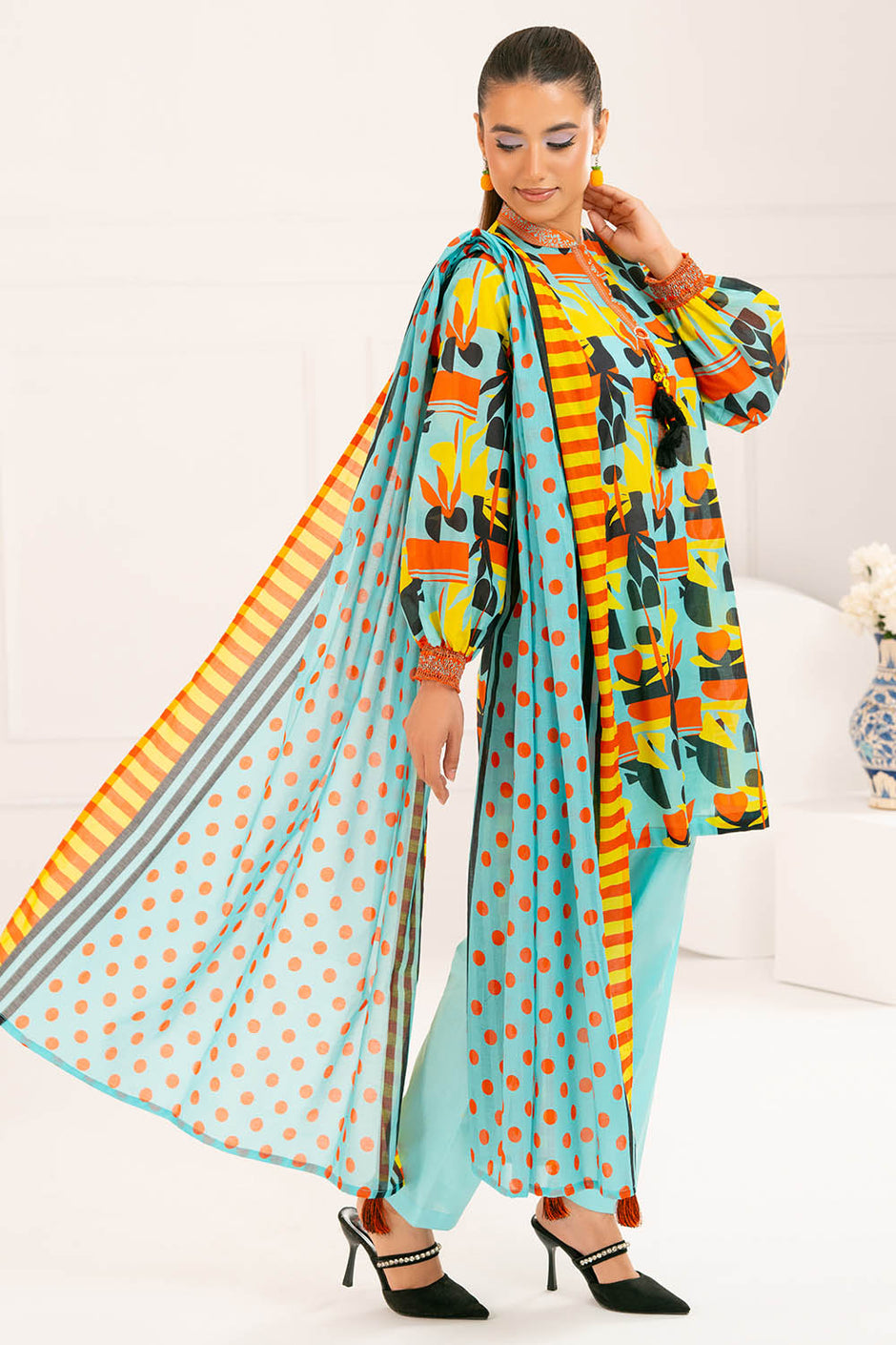 3 Piece Printed Lawn Suit
