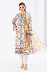 3 Piece Printed Lawn Suit with Dupatta CLP-52216