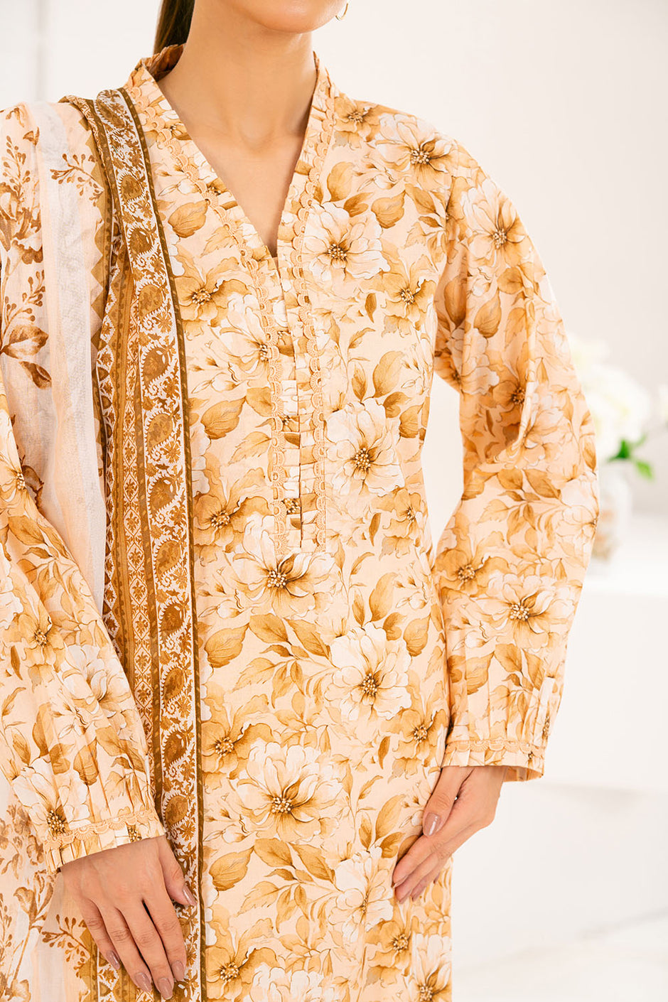 3 Piece Printed Lawn Suit