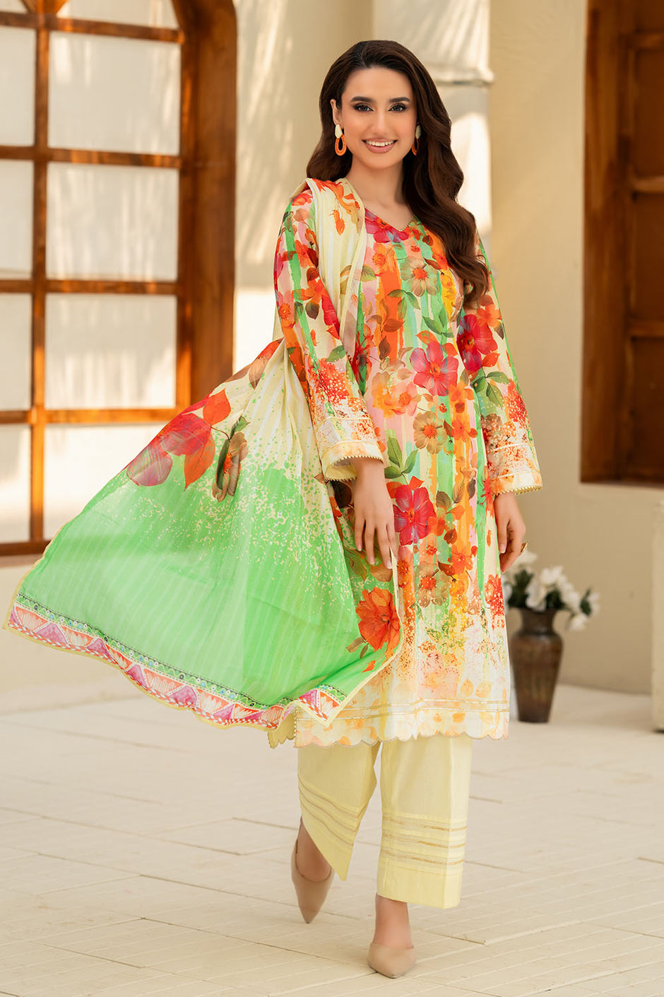 3 Piece Printed Lawn Suit