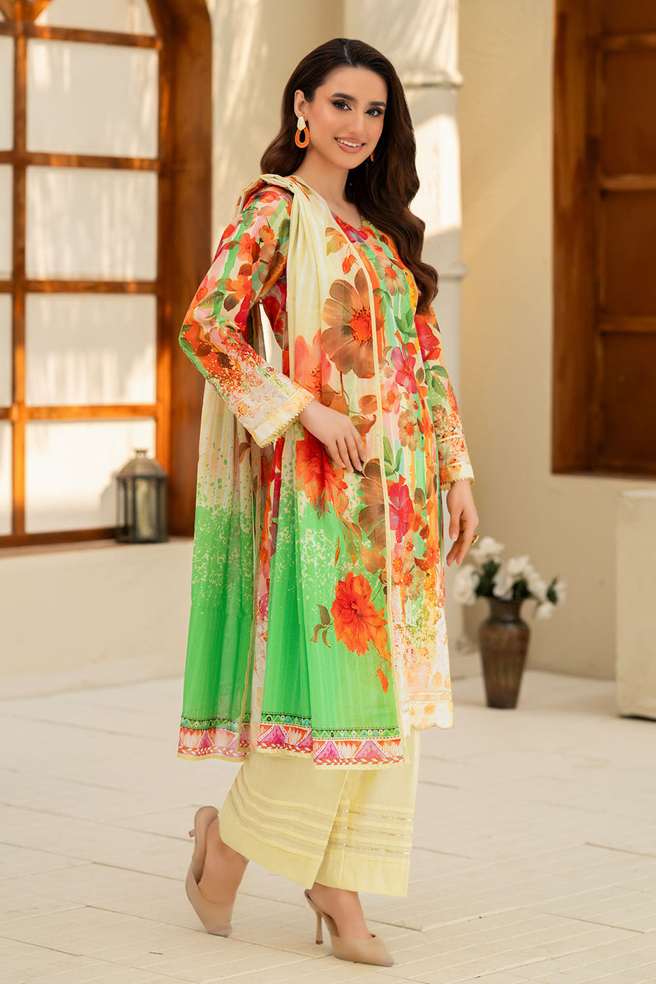 3 Piece Printed Lawn Suit