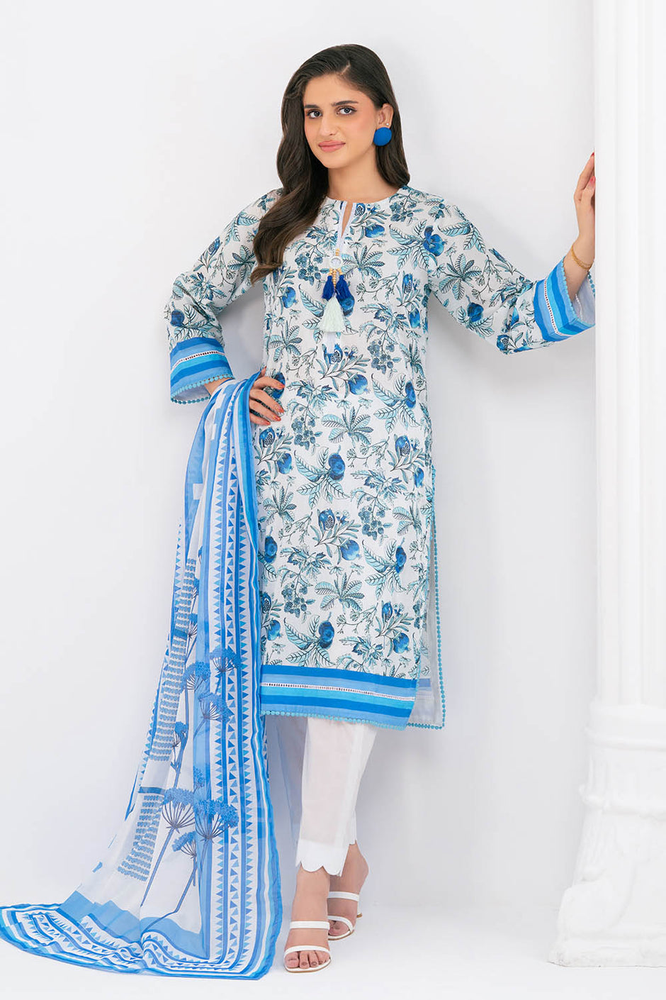 3 Piece Printed Lawn Suit