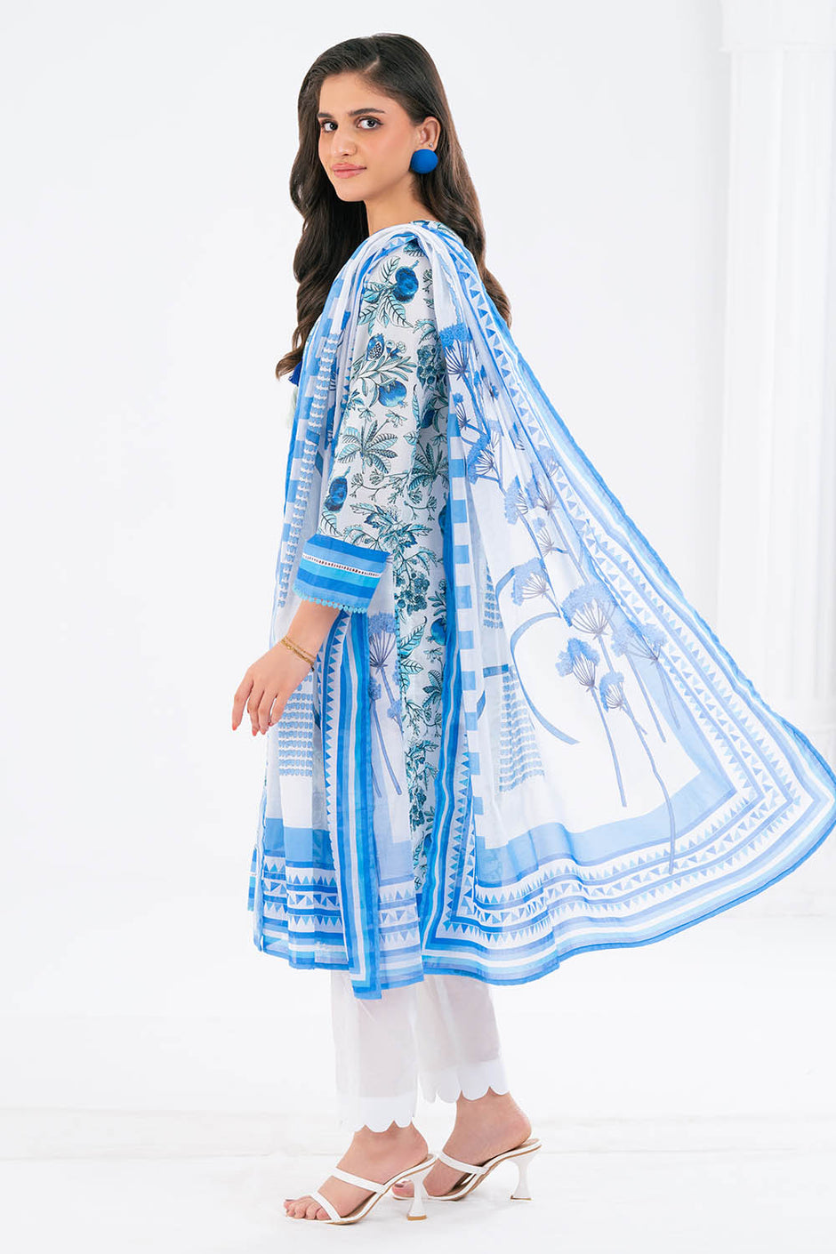 3 Piece Printed Lawn Suit