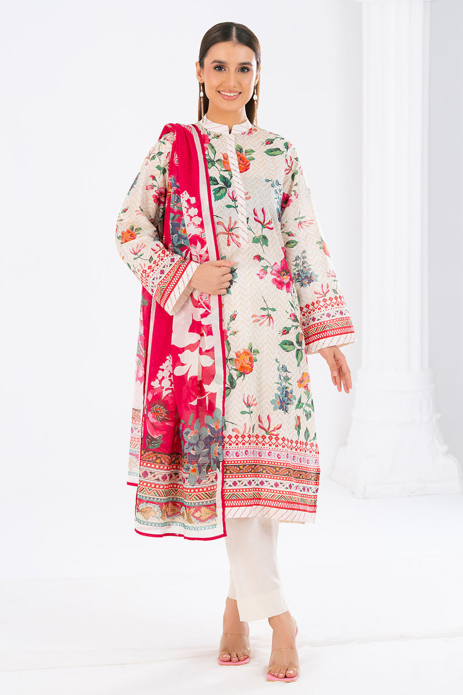 3 Piece Printed Lawn Suit
