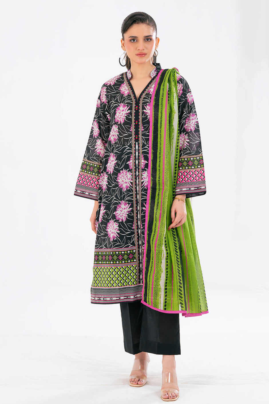 3 Piece Printed Lawn Suit