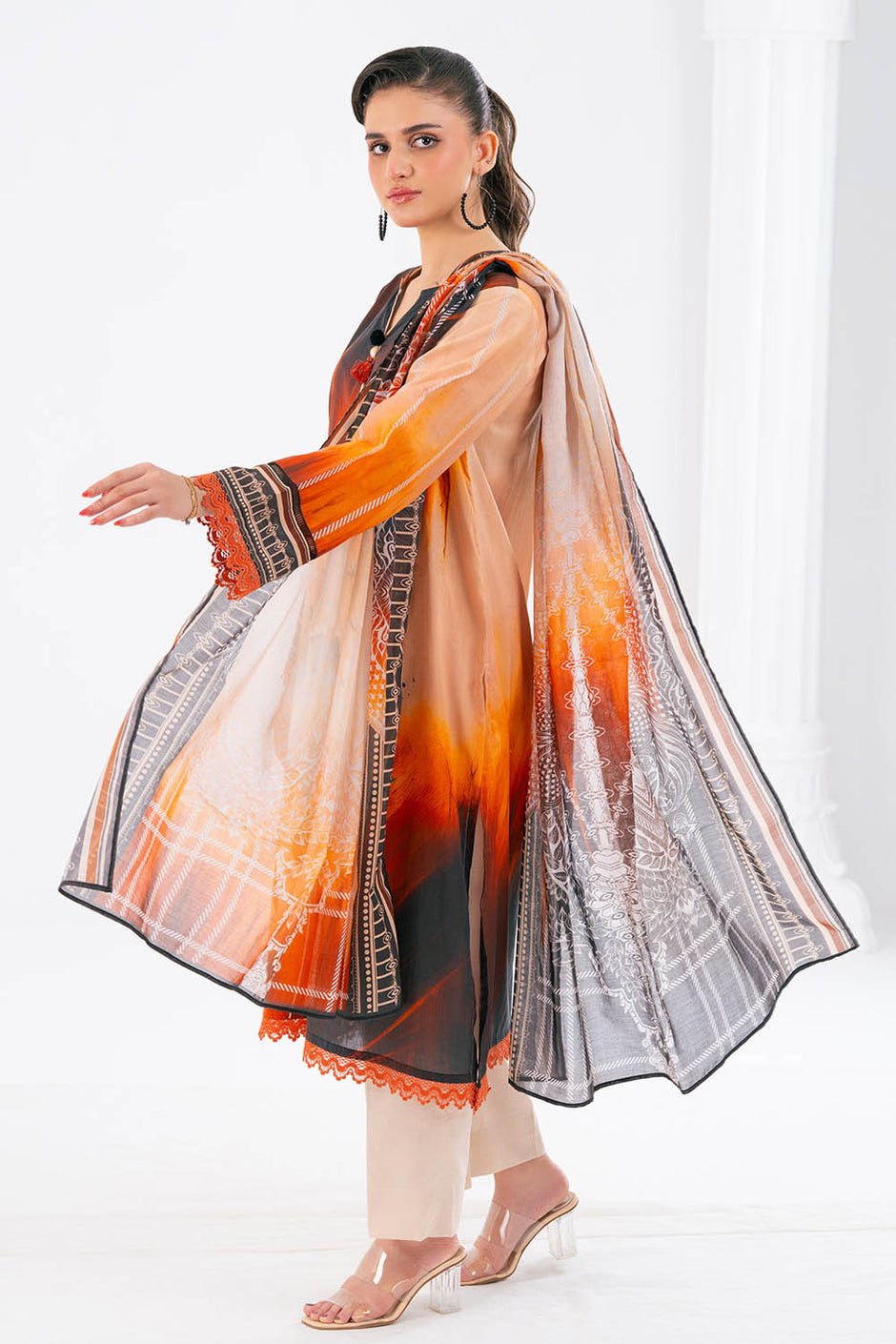 3 Piece Printed Lawn Suit