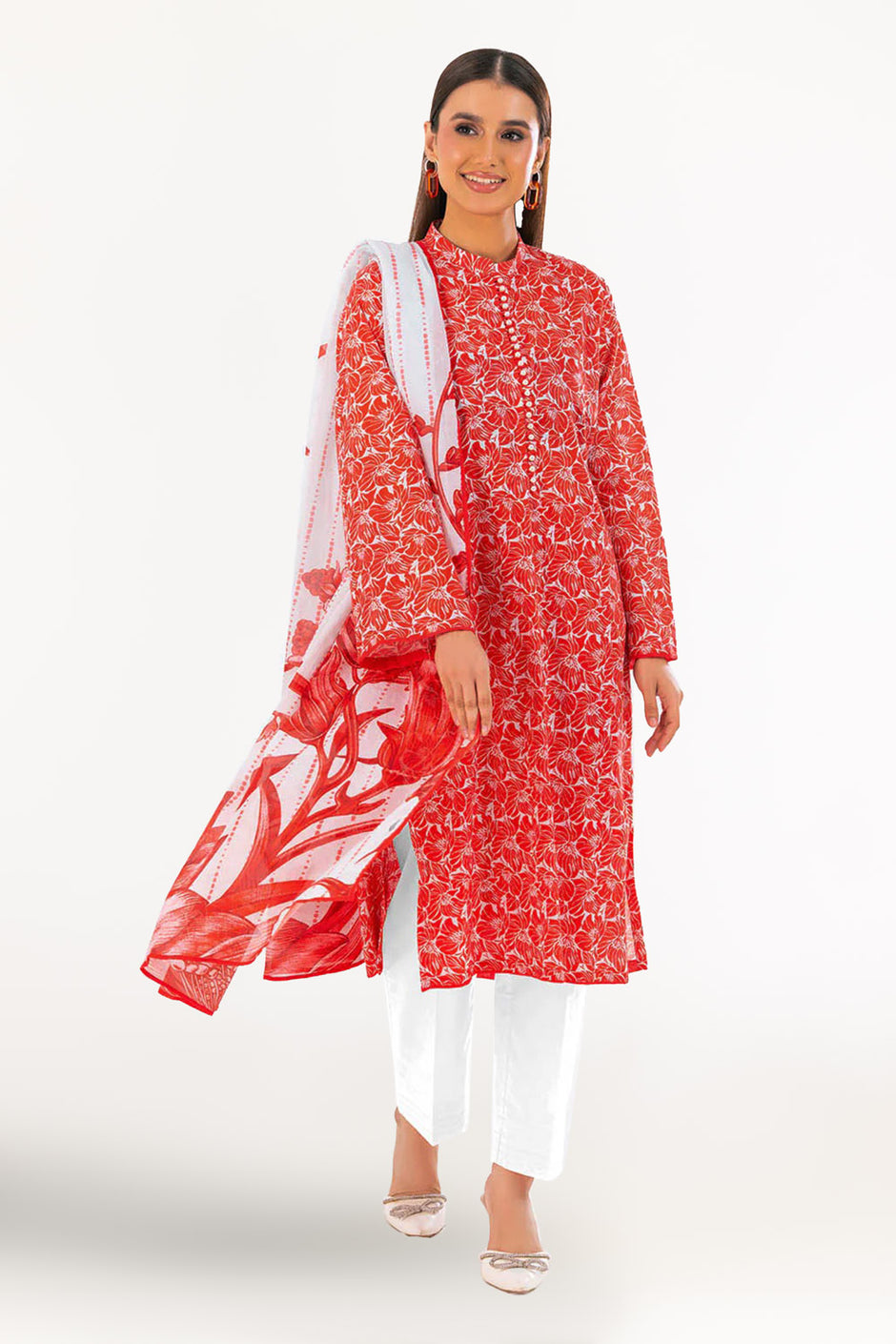 3 Piece Printed Lawn Suit