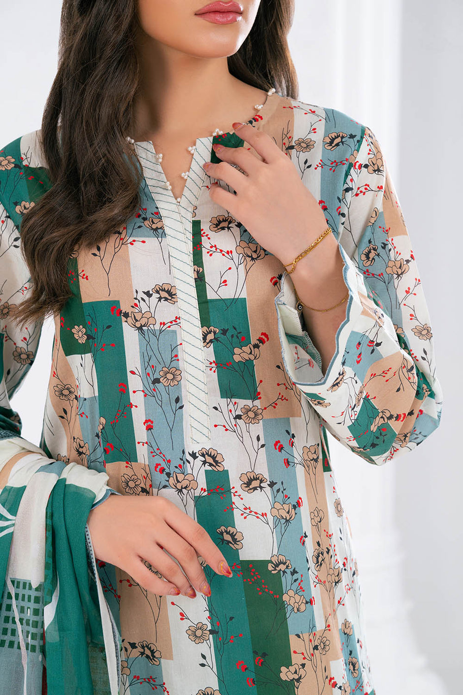 3 Piece Printed Lawn Suit