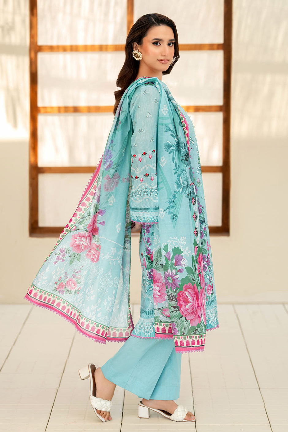 3 Piece Printed Lawn Suit
