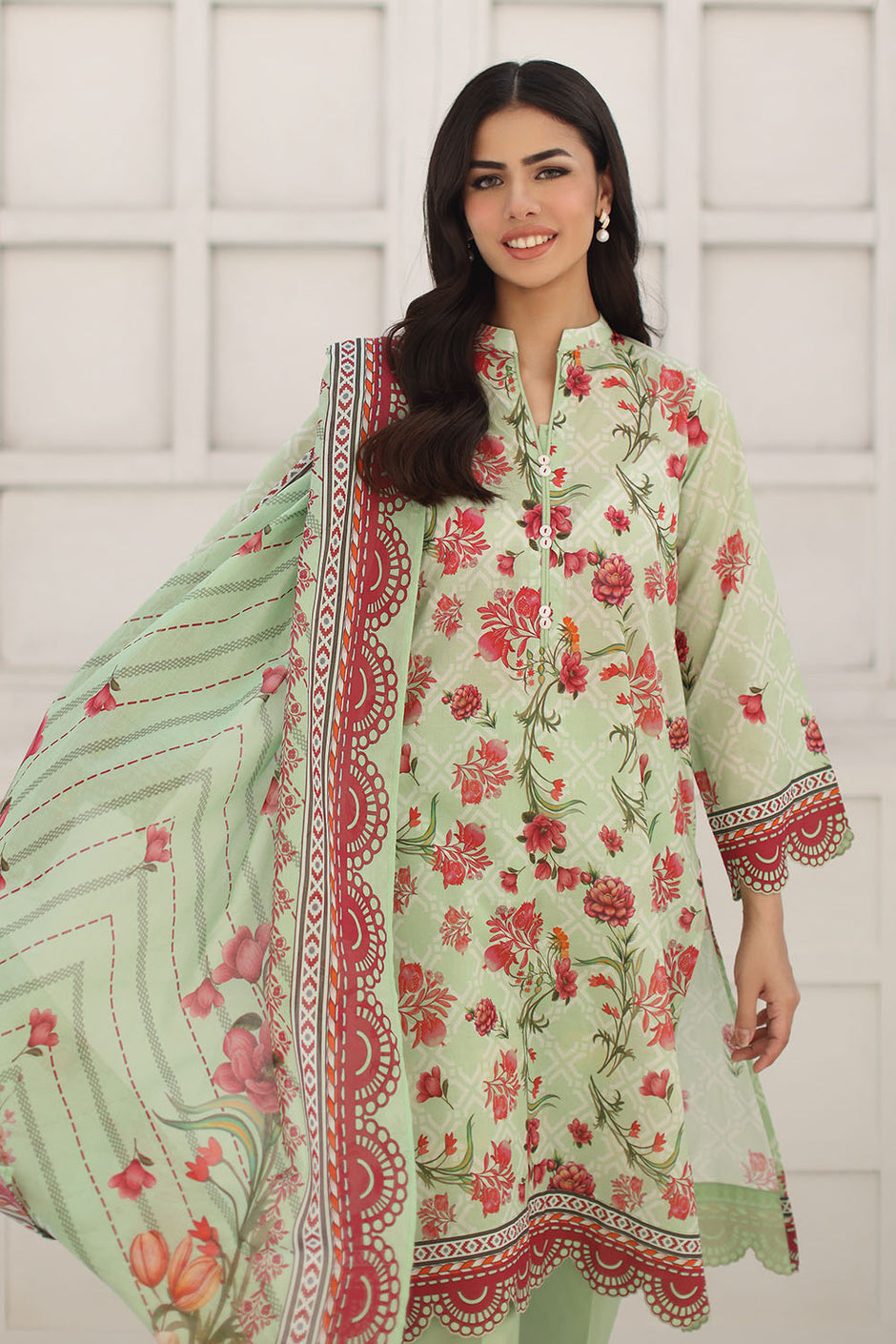 3 Piece Printed Lawn Suit