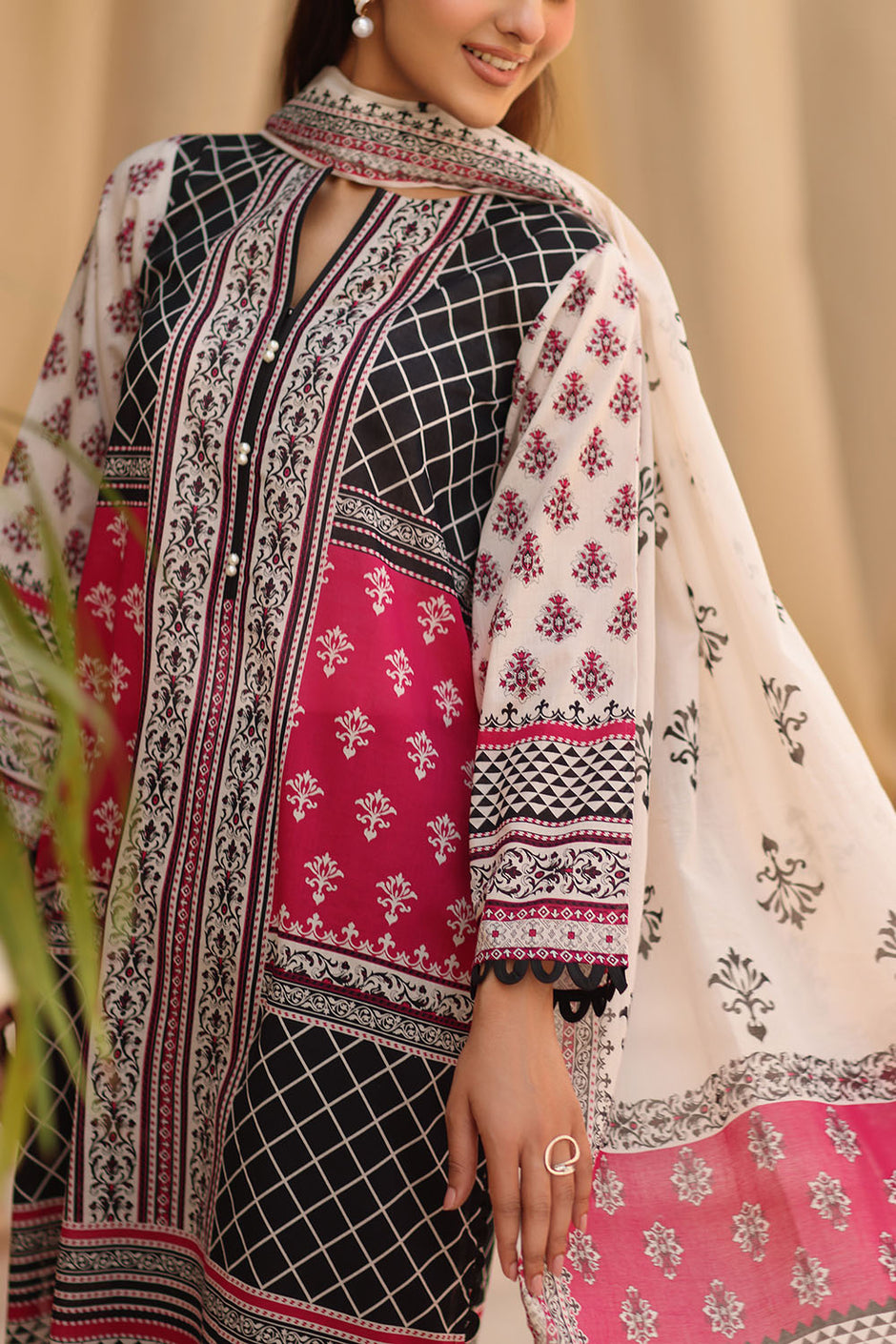 3 Piece Printed Lawn Suit