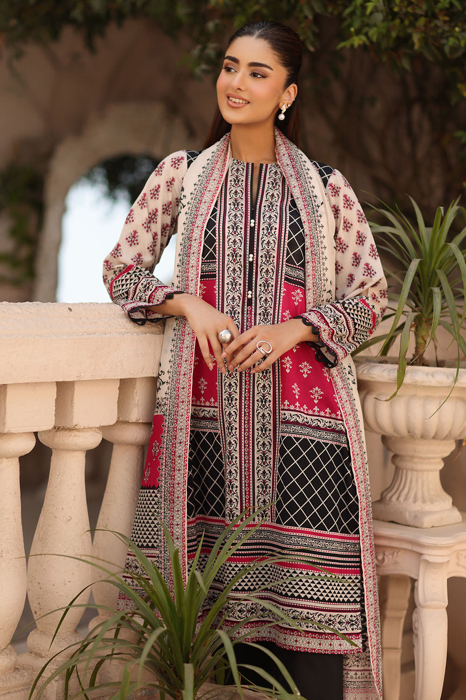 3 Piece Printed Lawn Suit
