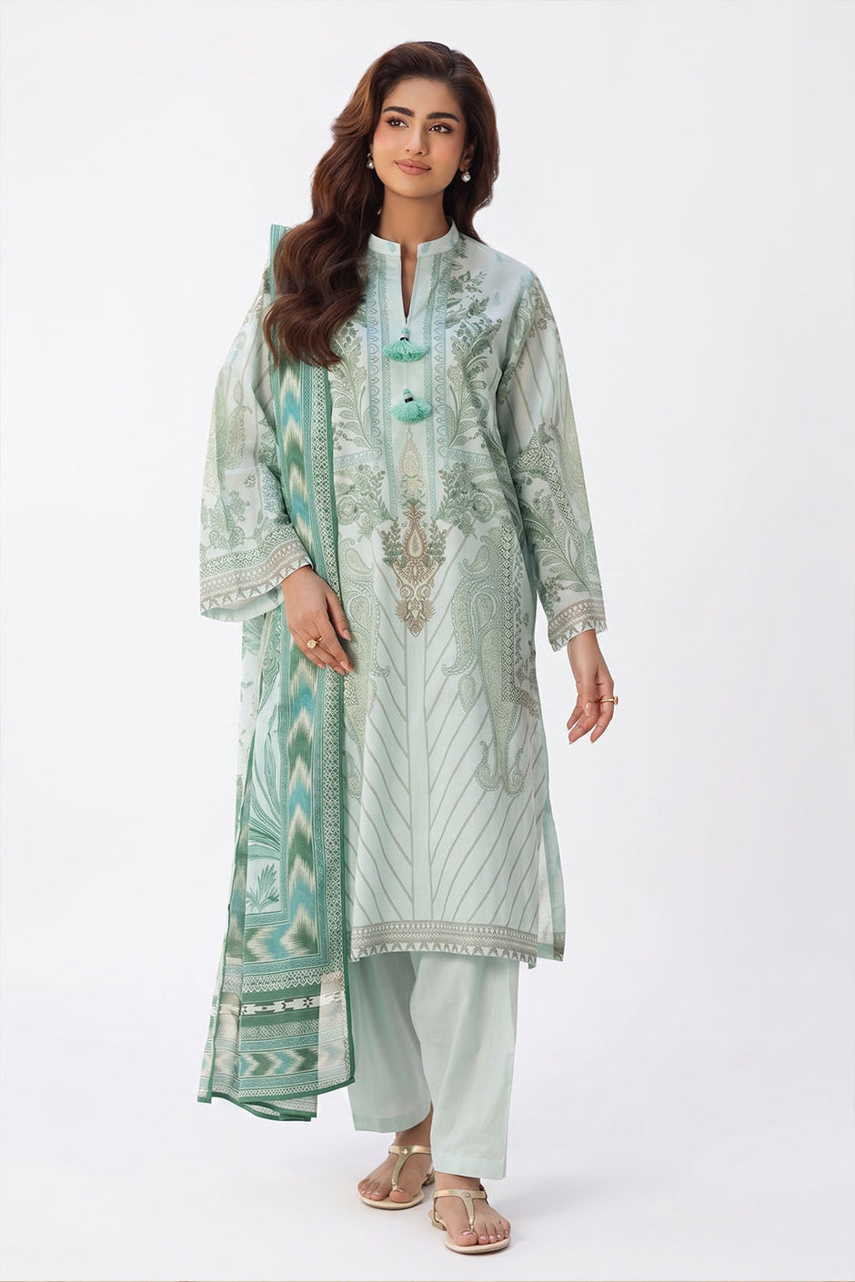 3 Piece Printed Lawn Suit