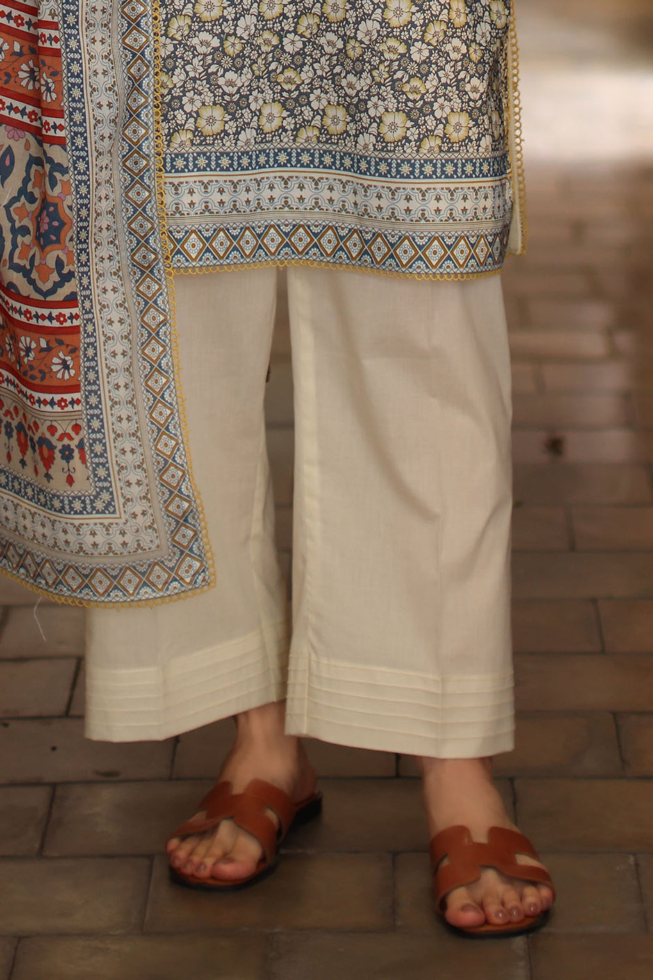 3 Piece Printed Lawn Suit with Printed Lawn Dupatta