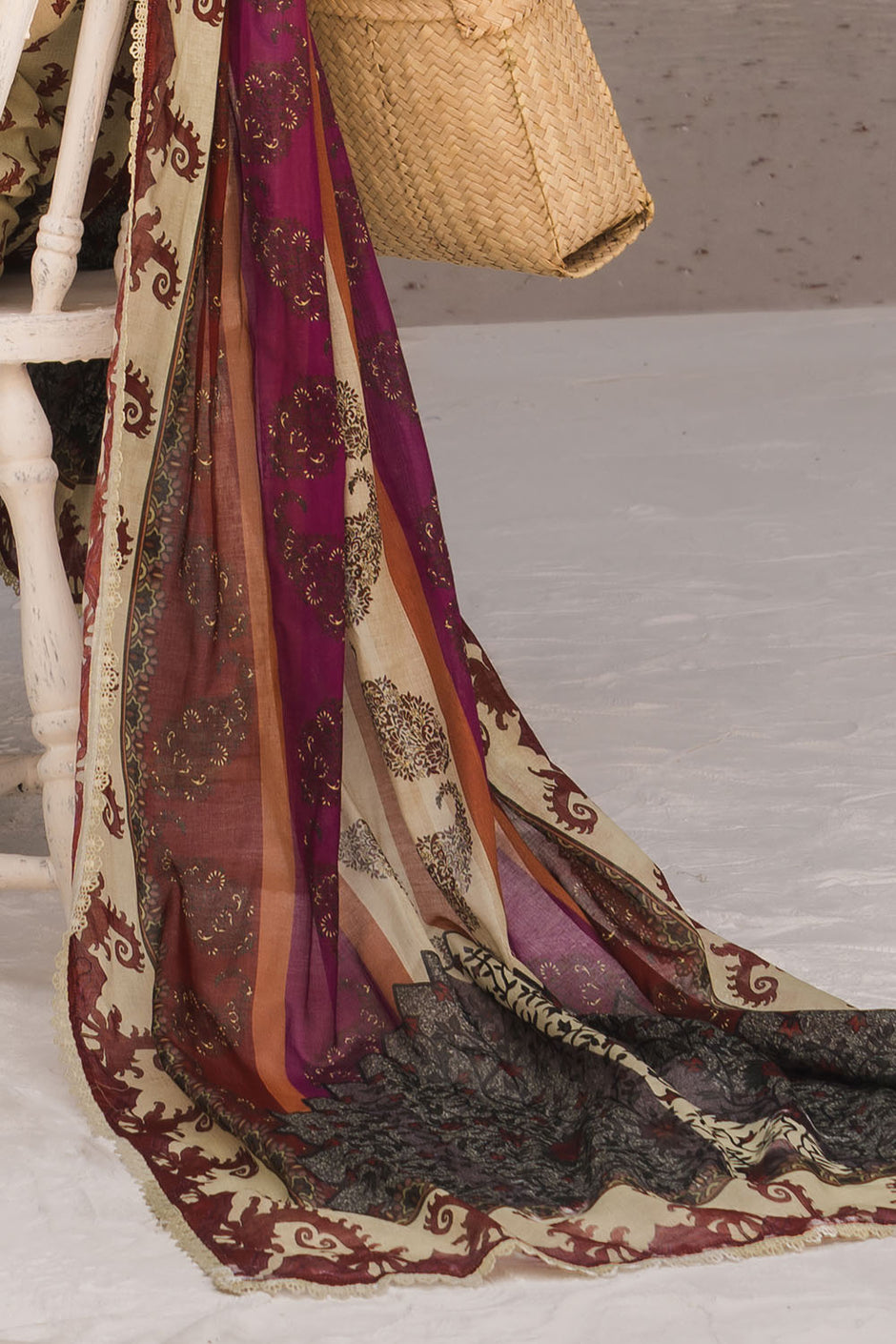 3 Piece Printed Lawn Suit with Printed Lawn Dupatta