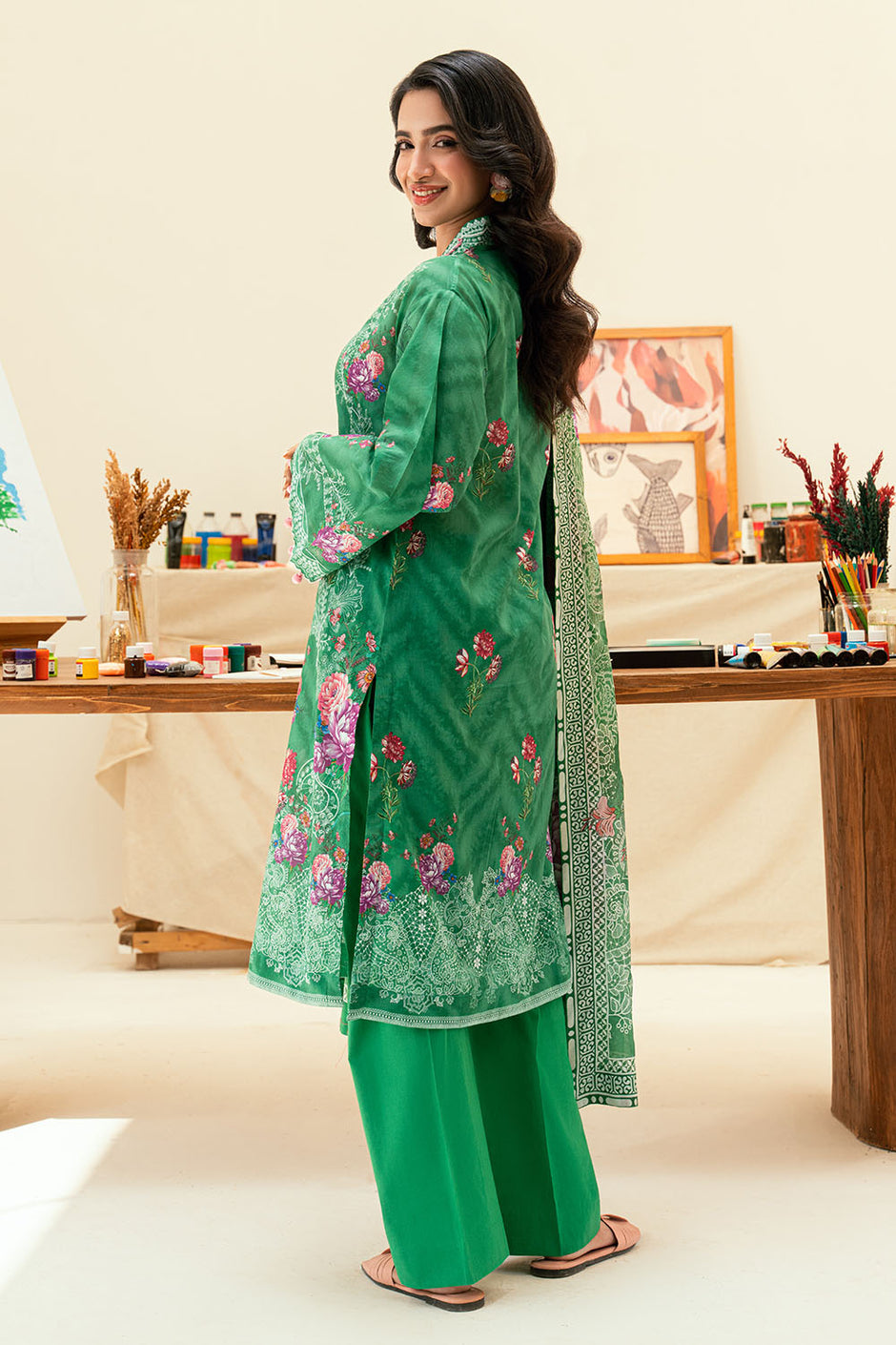 3 Piece Printed Lawn Suit