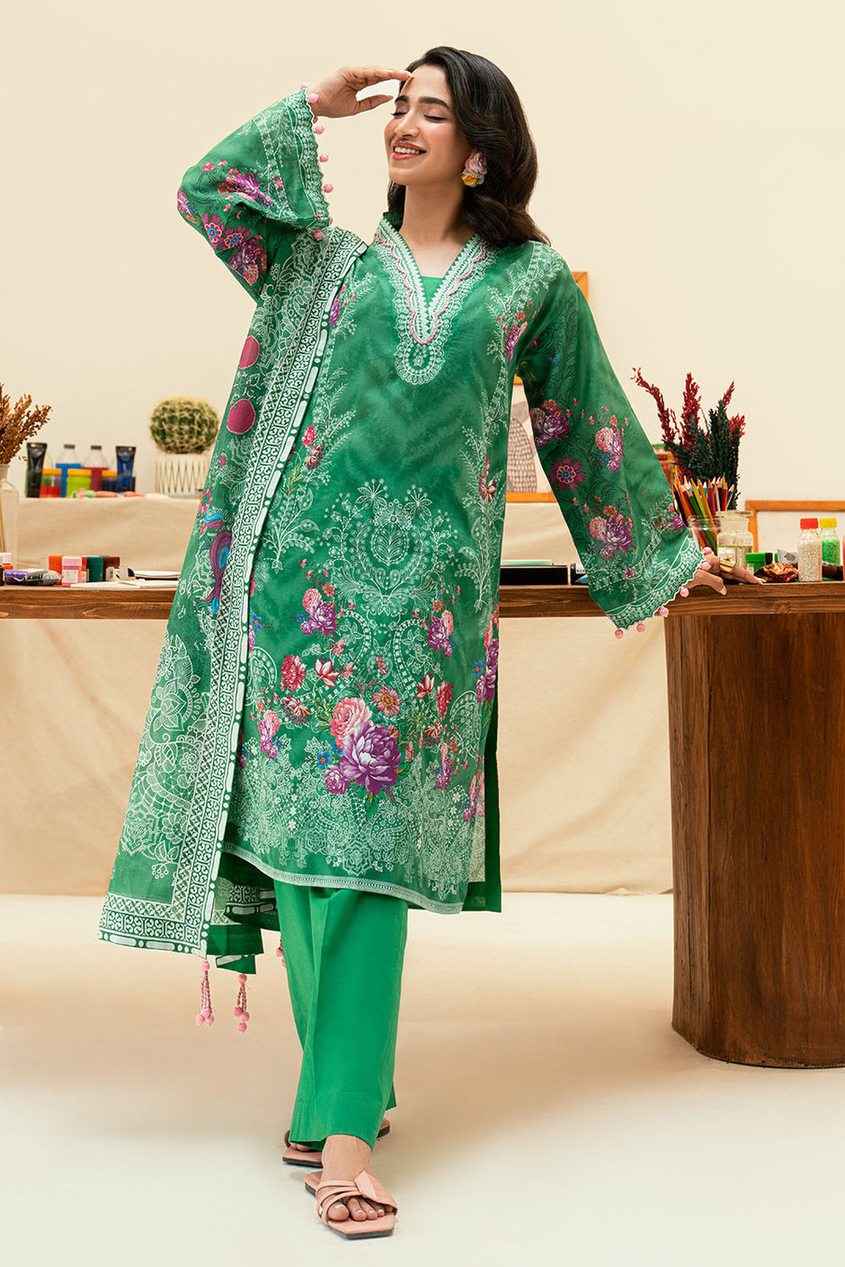3 Piece Printed Lawn Suit
