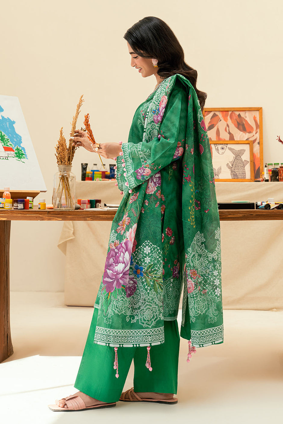 3 Piece Printed Lawn Suit