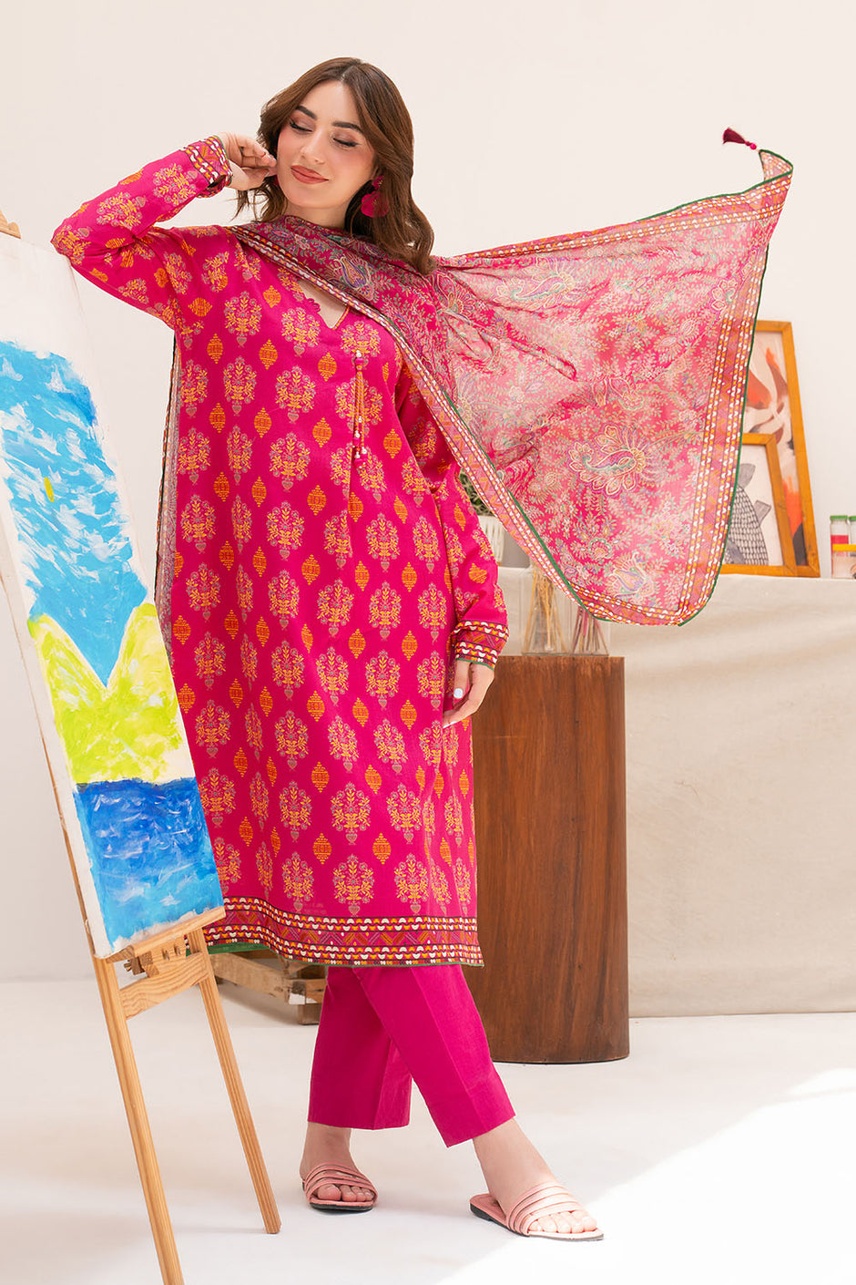 3 Piece Printed Lawn Suit