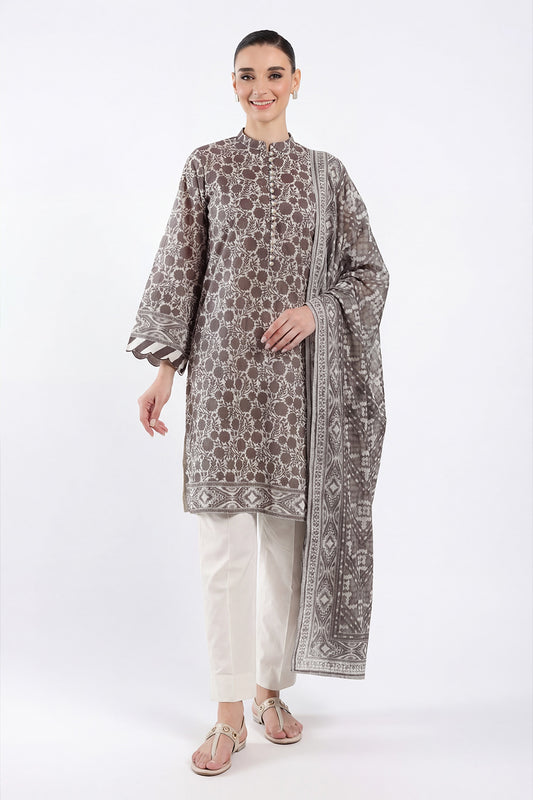 3 Piece Printed Lawn Suit with Dupatta SD-52265