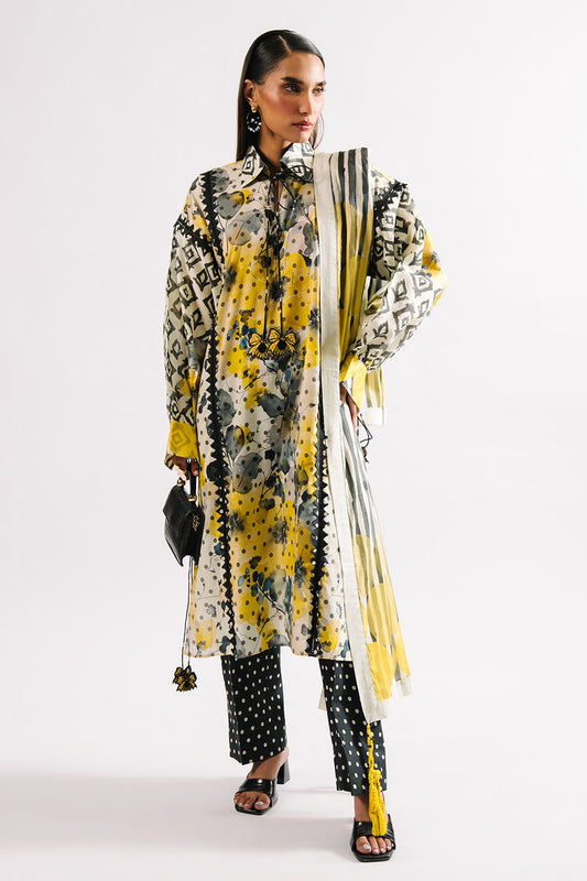 3 Piece Printed Lawn Suit with Dupatta CL-62155