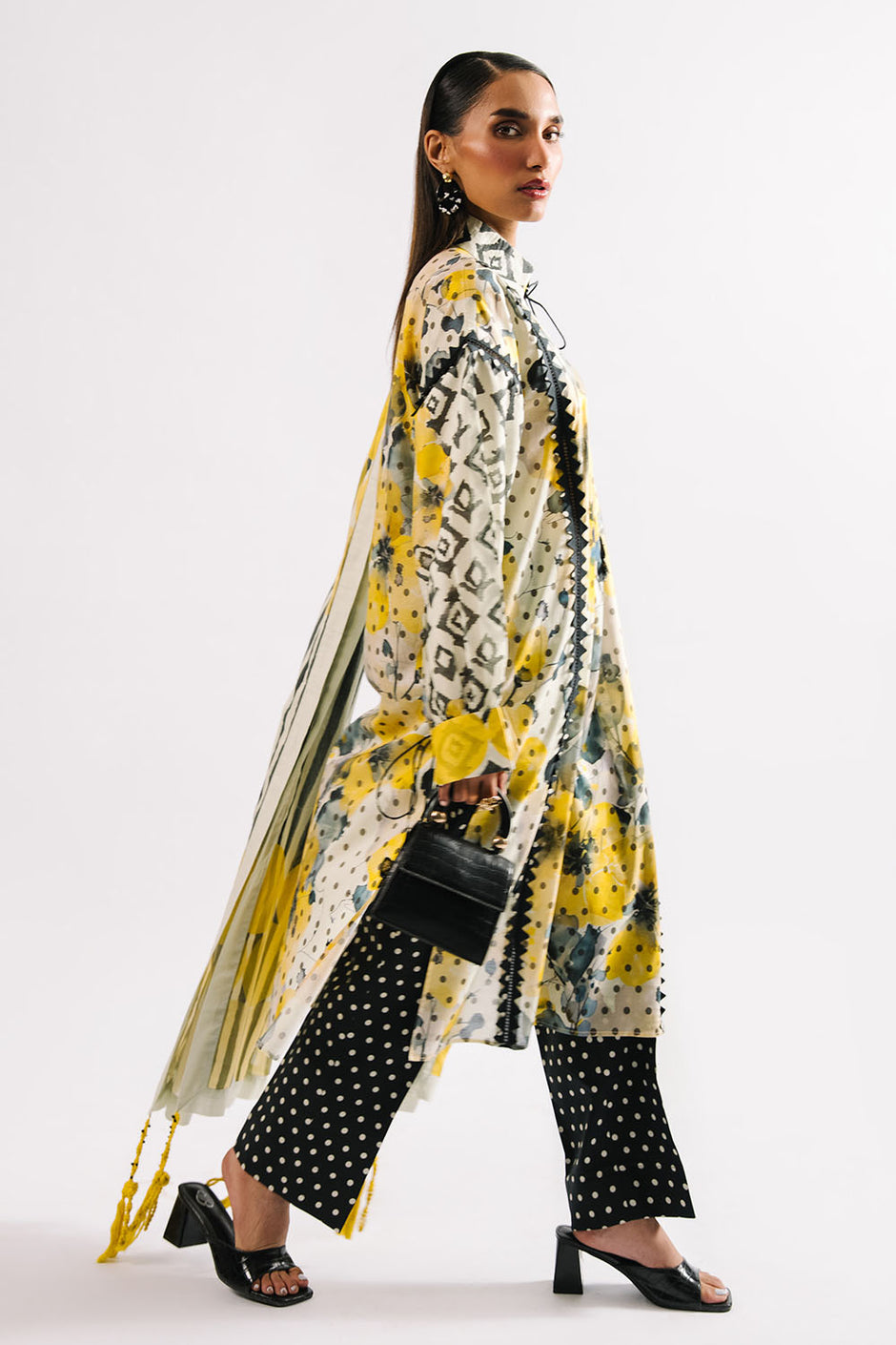 3 Piece Printed Lawn Suit with Dupatta