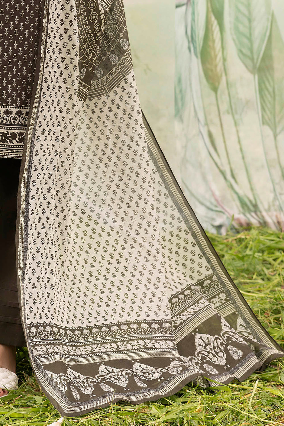 3 Piece Printed Lawn Suit with Dupatta