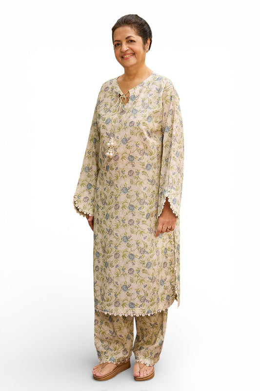 1 Piece Printed Lawn Shirt SL-62009